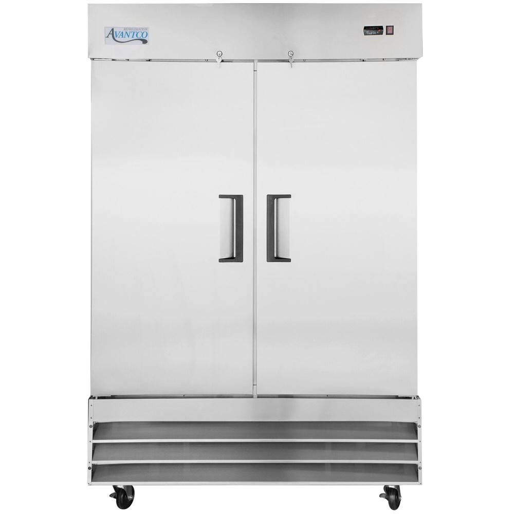 54" Solid Door Reach-In Refrigerator