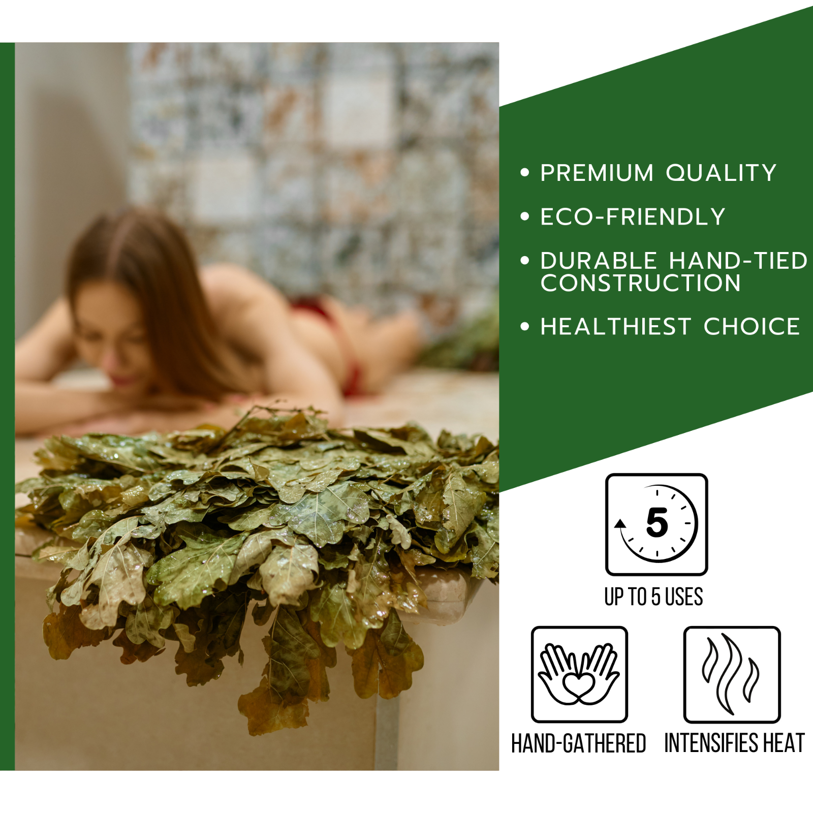 SET OF 2 Oak Sauna Whisk Banya Venik Sauna Broom ДУБОВЫЙ ВЕНИК БАННЫЙ