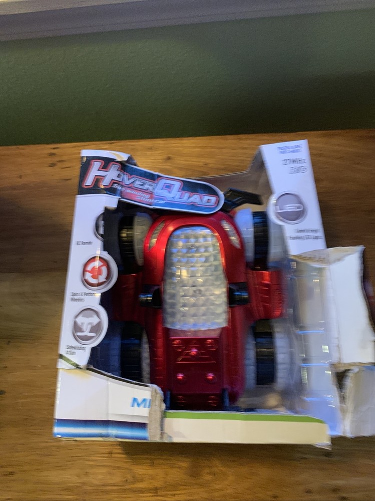 NEW Hover Quad Sidewinding Stunt Car Toy Remote Control Mindscope LED Lights