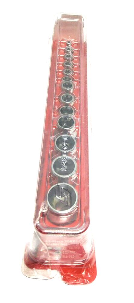 NEW Snap-on™ 1/4" 3/8" 1/2" drive E4 thru E24 Internal TORX Socket Set 213AFLEY