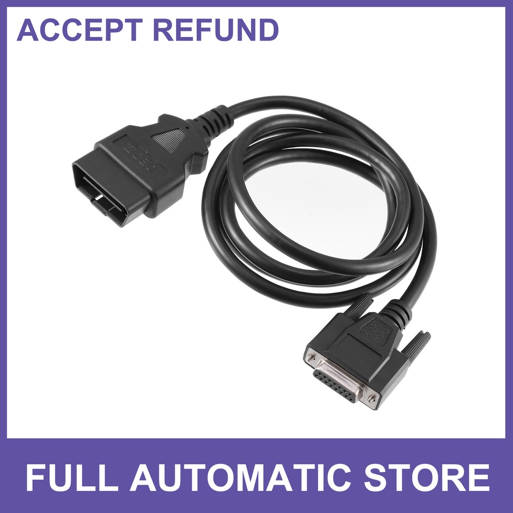 OBDII OBD2 Main Cable Adapter Connector Cable Single Custom for Launch