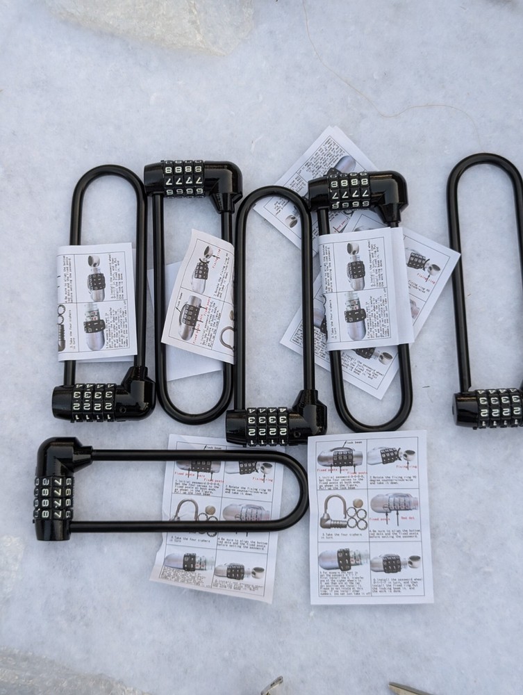 4 Digit Combination Locker (6 pieces) - X003GFMI6B