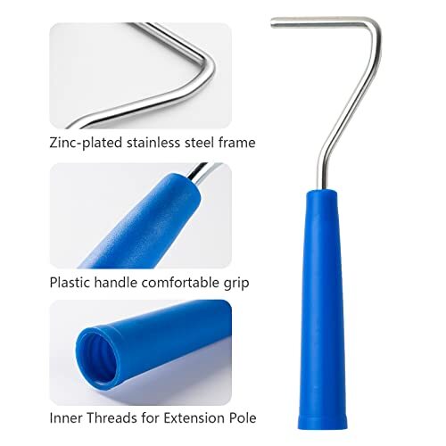 Paint Roller Kit, 9 Pack, 2 Inch Microfiber Paint Roller Covers, 2 Inch,9 Pack