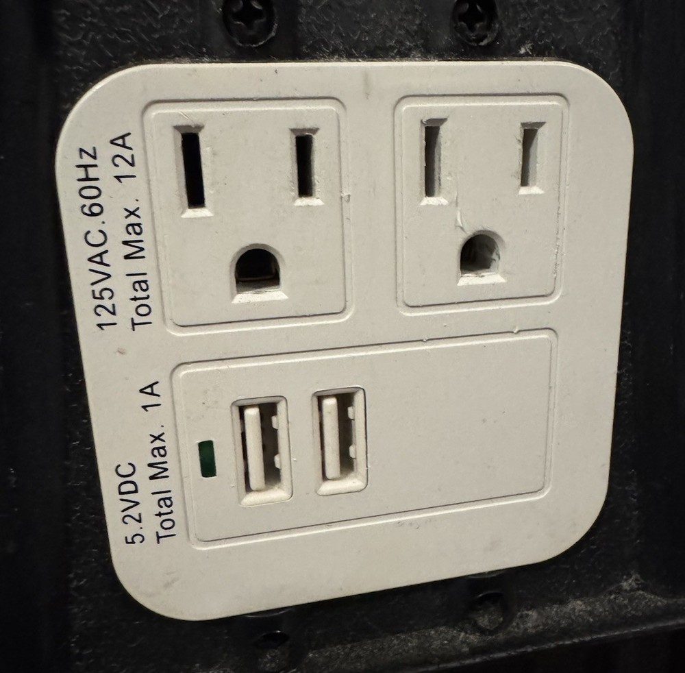 Bed Risers with Built-in Electrical Outlets and USB Ports