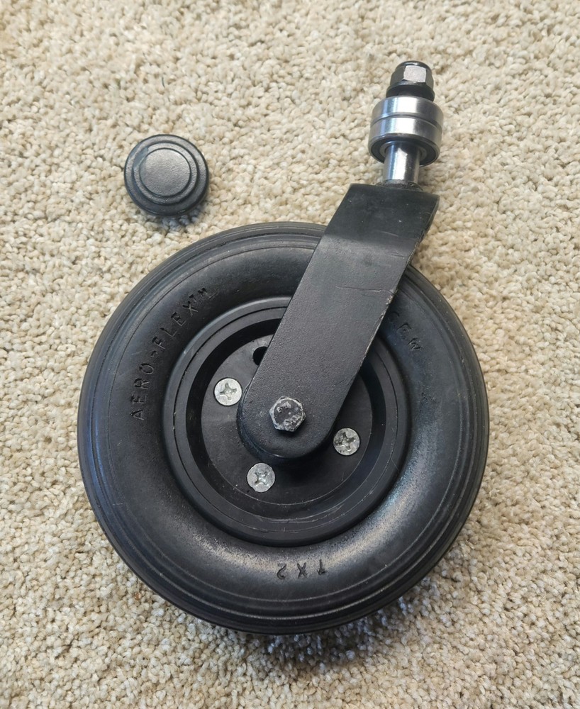 Quickie Pulse 6 Front Wheel with Bearings, and Mounting Hardware