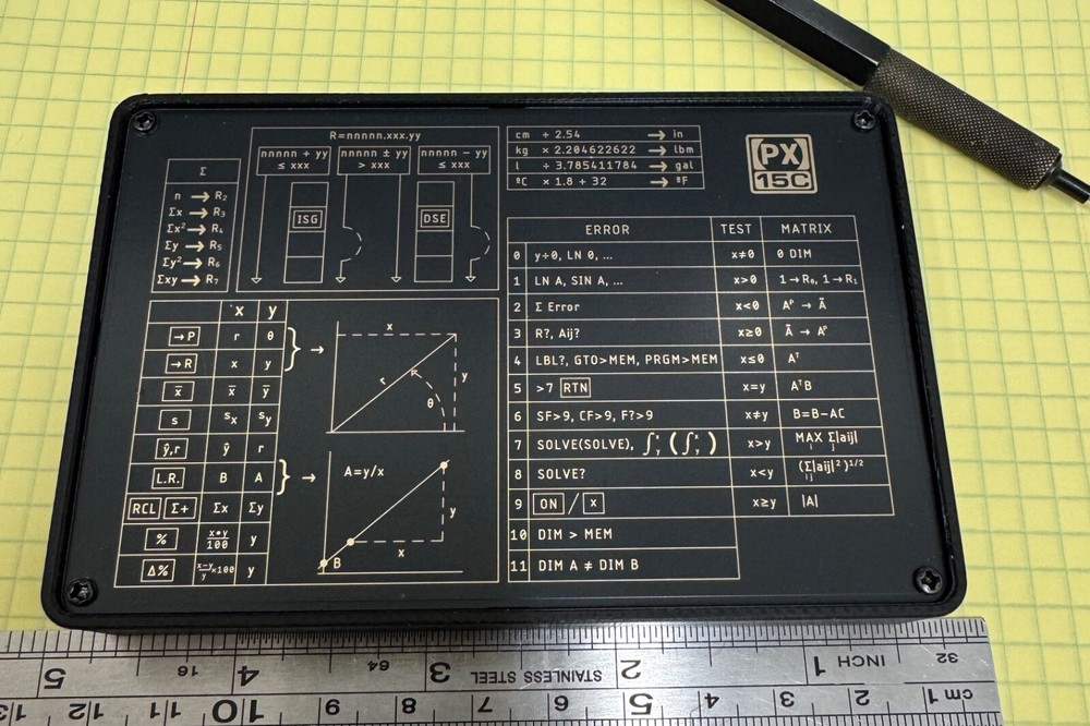 PX15C a HP-15C Scientific Calculator kit