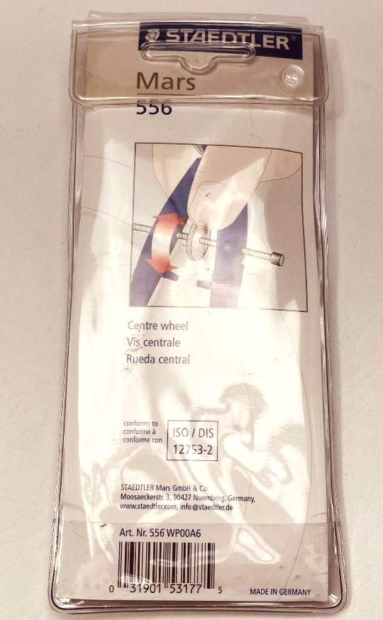 Vintage NEW Staedtler Mars 556 Precision Drafting Engineering Compass