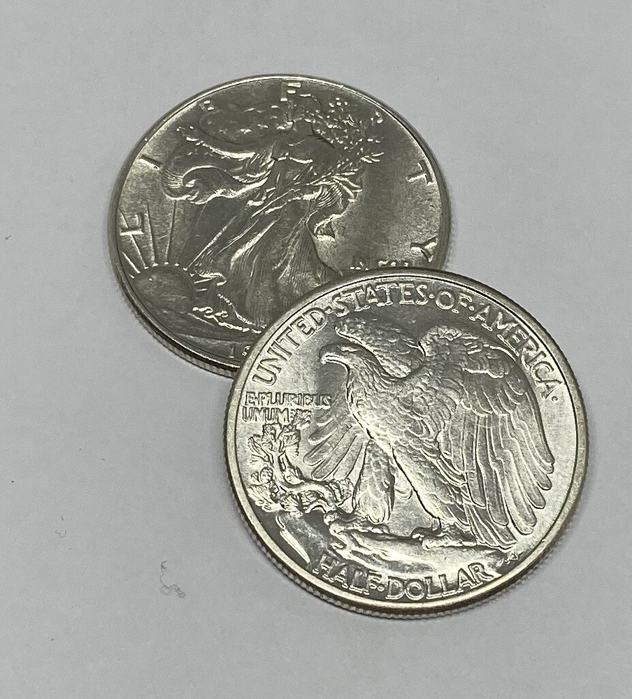 Choice AU - 1941 Walking Liberty Half Dollar - 90% Silver - Almost Uncirculated