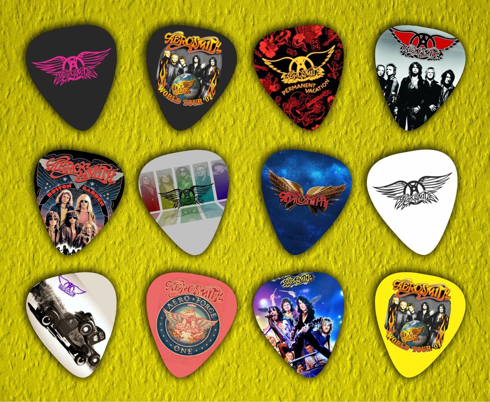 AEROSMITH Guitar Picks Set of 12
