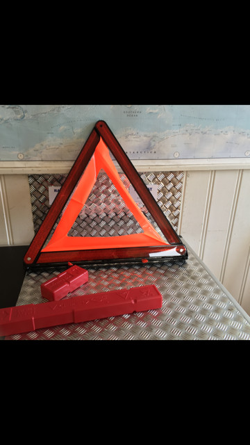 BMW Z4 E89 E90 E91 SAFETY WARNING TRIANGLE & CONTAINER EMERGENCY HAZARD TRIAN...