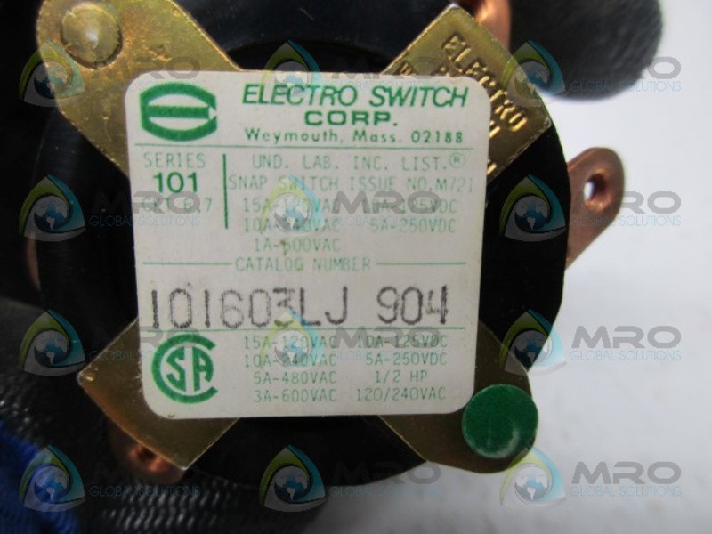 ELECTORSWITCH 101603LJ ROTARY SELECTOR SWITCH NSMP