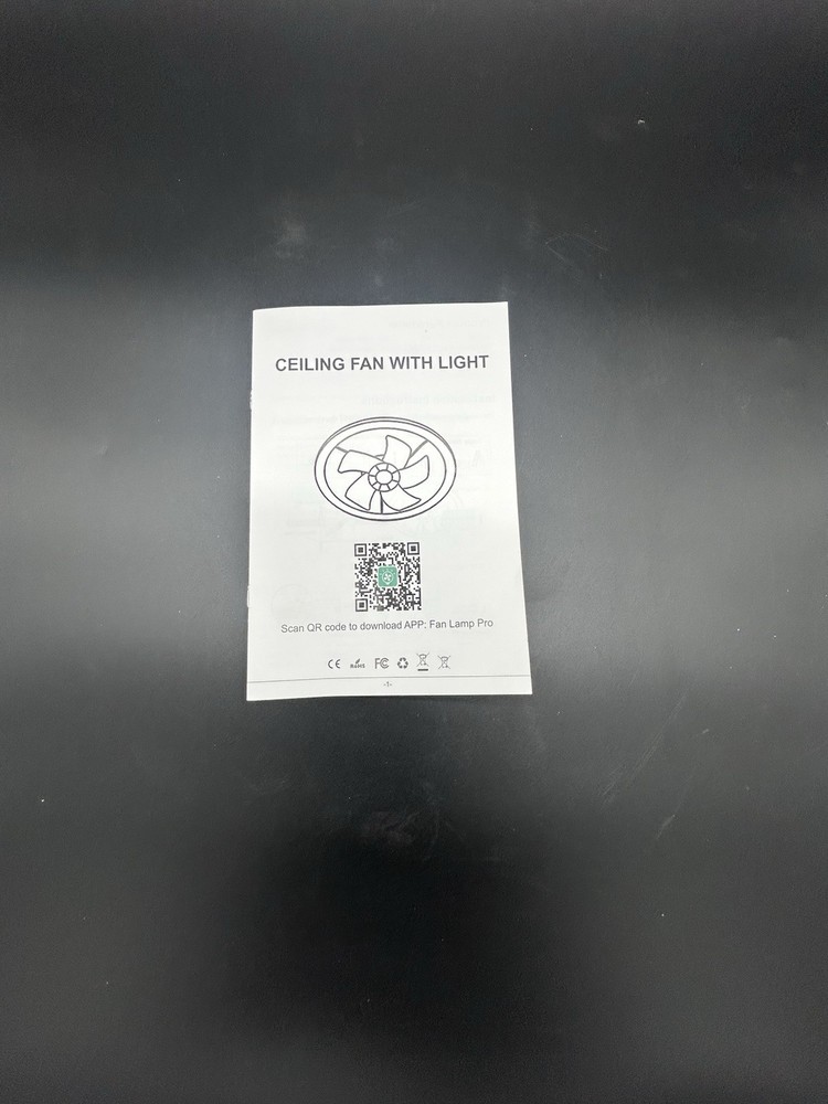 Ceiling Flush Mount Fan with Lights