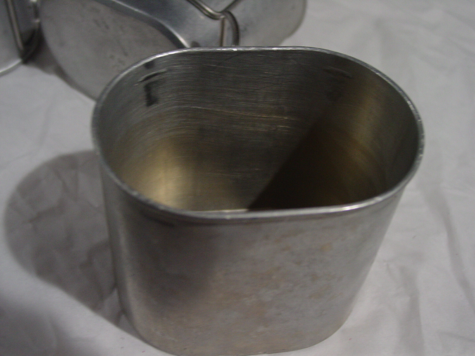 Original Swiss Army Military Canteen Drinking Cup M84 Mess Kit