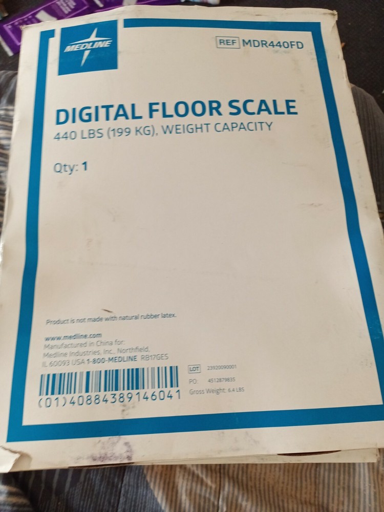 medline digital floor scale