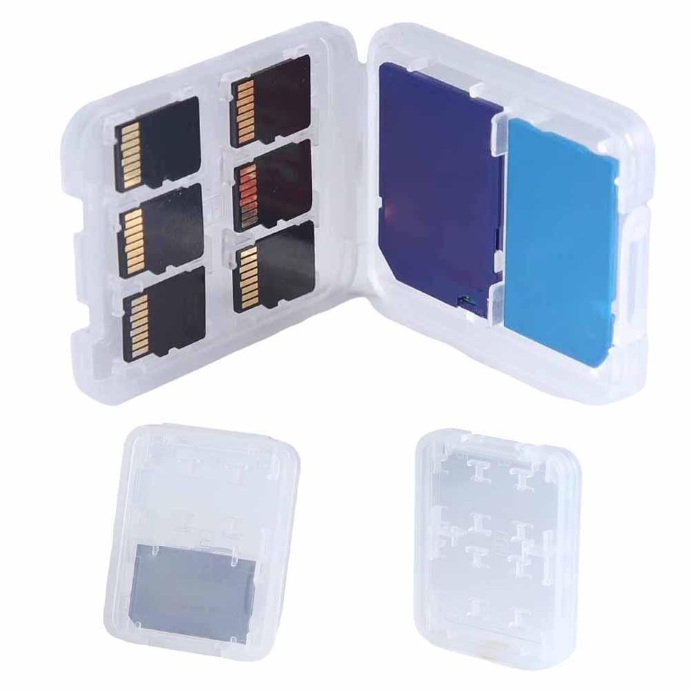 1 PC Protector Holder Micro Box For SD SDHC TF MS Memory Card Storage Case O2S8