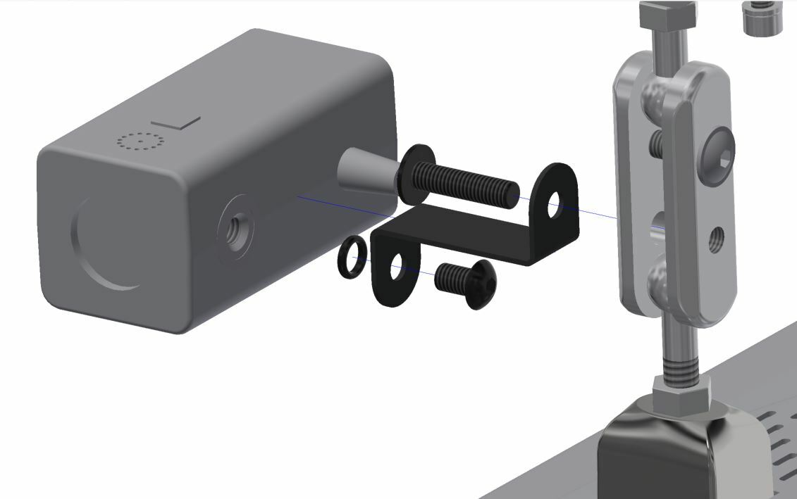 Escort / Cobra M1 & M2 Dash Camera Bracket Kit (M1)