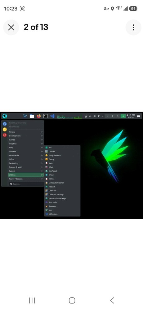 Parrot 4.7 Security OS 64 Bit USB 32 Gb Bootable Live Linux Penetration