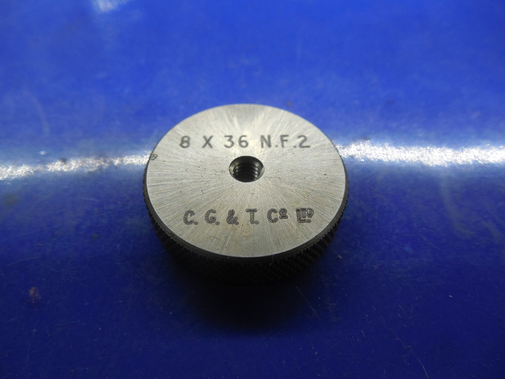 BUDGET 8 36 NF 2 SOLID THREAD RING GAGE #8 .164 8-36 NF-2 GO MEMBER ONLY