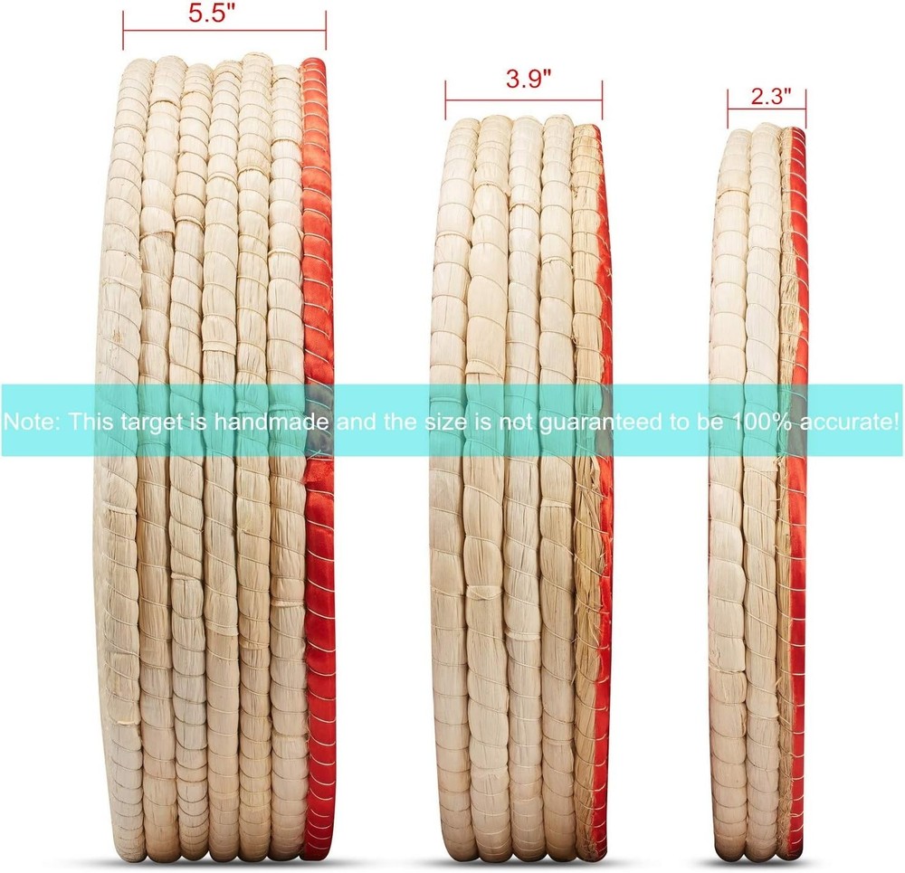 Multi-Layer Straw Archery Target - Traditional Hand-Crafted & Eco-Friendly