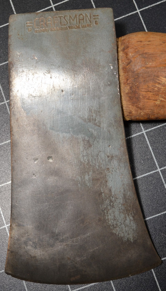 CRAFTSMAN - SINGLE BIT AXE WTH ORIGINAL HANDLE - VERY GOOD CONDITION