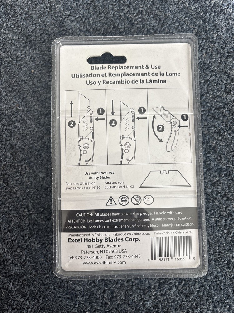Utility Knife - with 3 blades