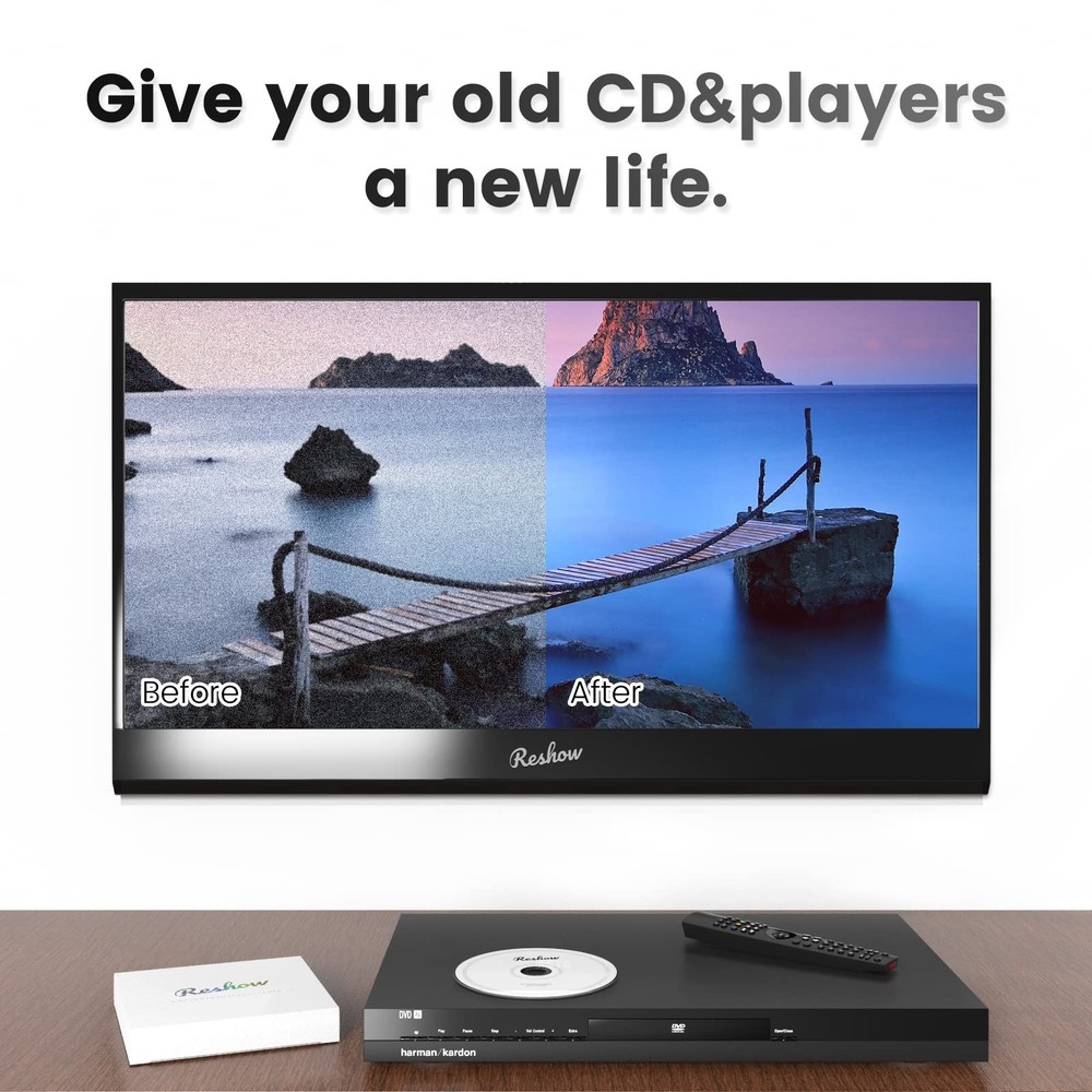 Laser Lens Disc Cleaner Kit for CD & DVD Players - Microfiber Cloth & Solution