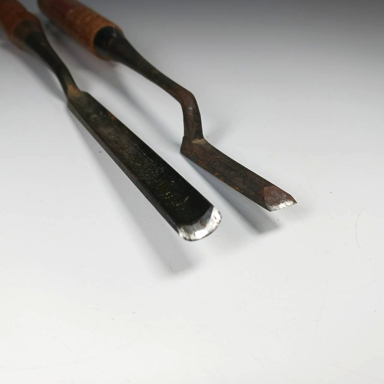 Japanese Nomi Chisel set of 4 KANE-SADA ┓定 etc. 9-30mm Chisels Japan / AI1812T