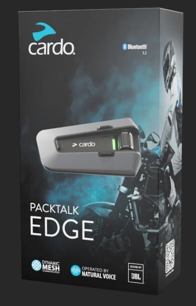 Cardo PackTalk Edge Solo Mesh Motorcycle Intercom Bluetooth Adventure PT200001