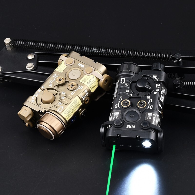 WADSN Tactical Metal NGAL Red Green Dot Laser Sight IR Ray Hunting Weapon Laser