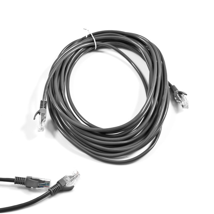 50FT CAT5 CAT5E RJ45 ETHERNET LAN NETWORK PATCH CABLE GREY HIGH SPEED INTERNET