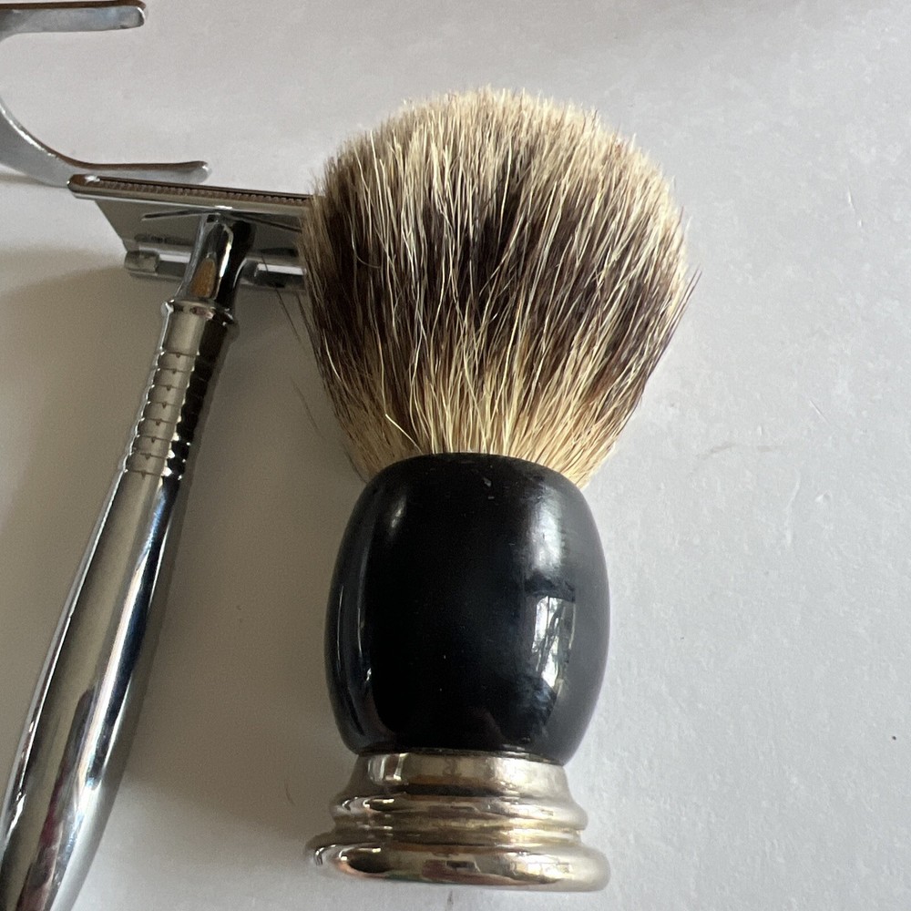 Parker Shave Set - Razor, Stand & Badger Brush