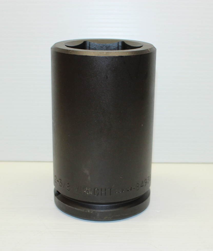 ⭐NEW⭐ Wright Tool 84938 1-1/2" Drive 2-3/8" 6-Point Deep Impact Socket 🔴USA🔵