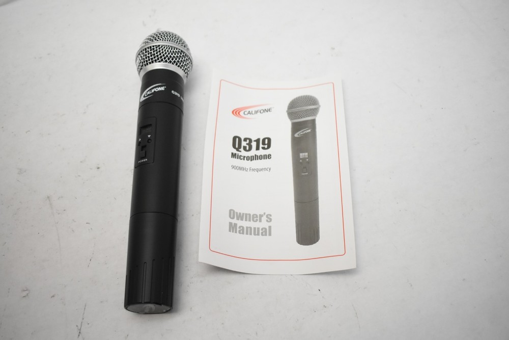 Califone Q319 Handheld Wireless Dynamic Microphone 900MHz Frequency