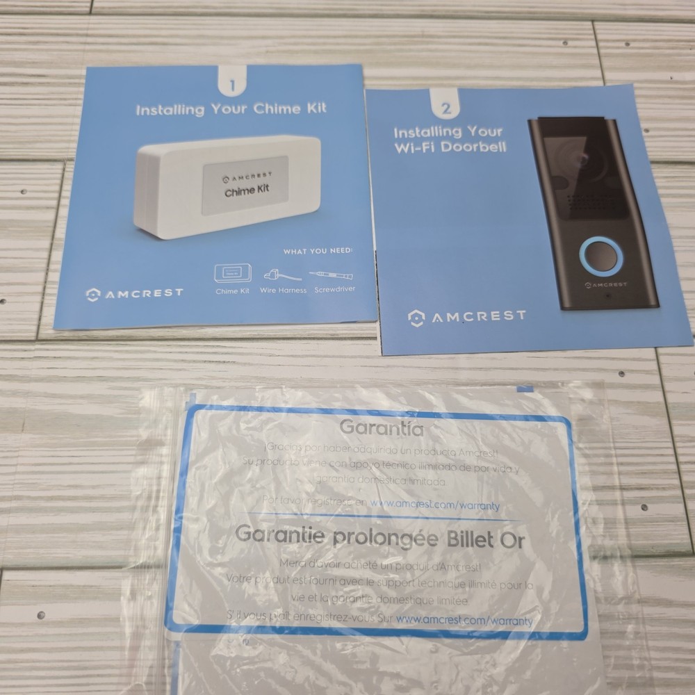 Smart WiFi Video Doorbell Wireless Door Bell Intercom Security Camera UNTESTED