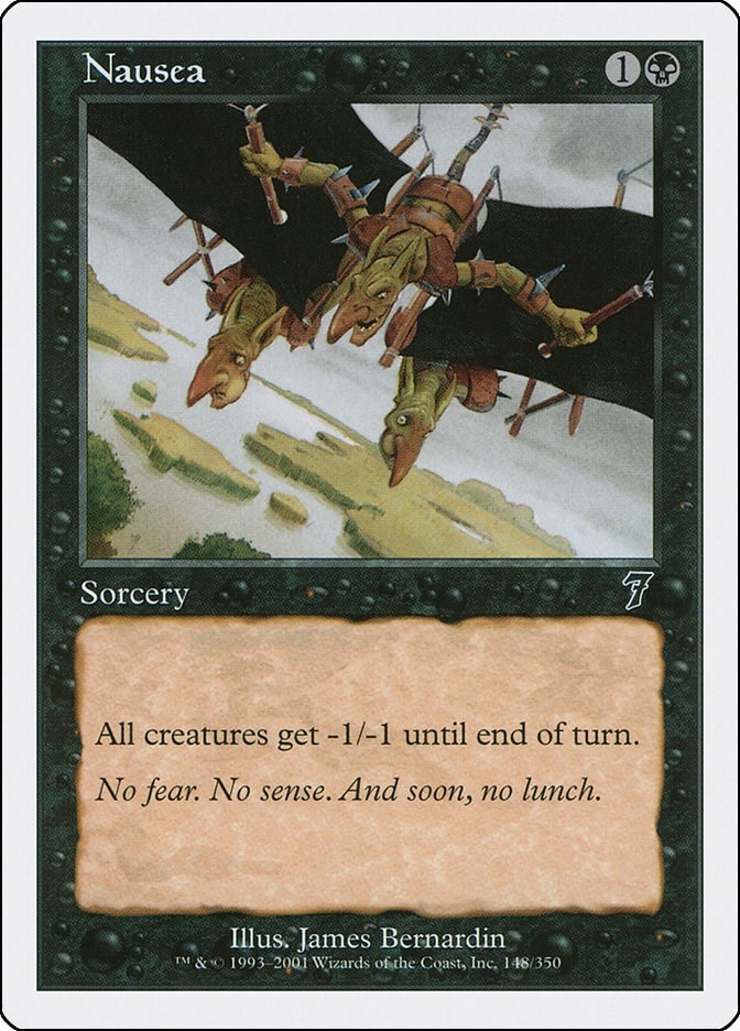 Nausea 7th Edition 148 MTG MP