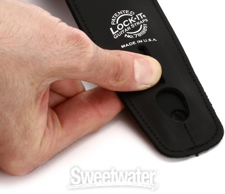 Lock-It Straps Bob Masse Series Plush Poly Strap with Locking Ends - Green