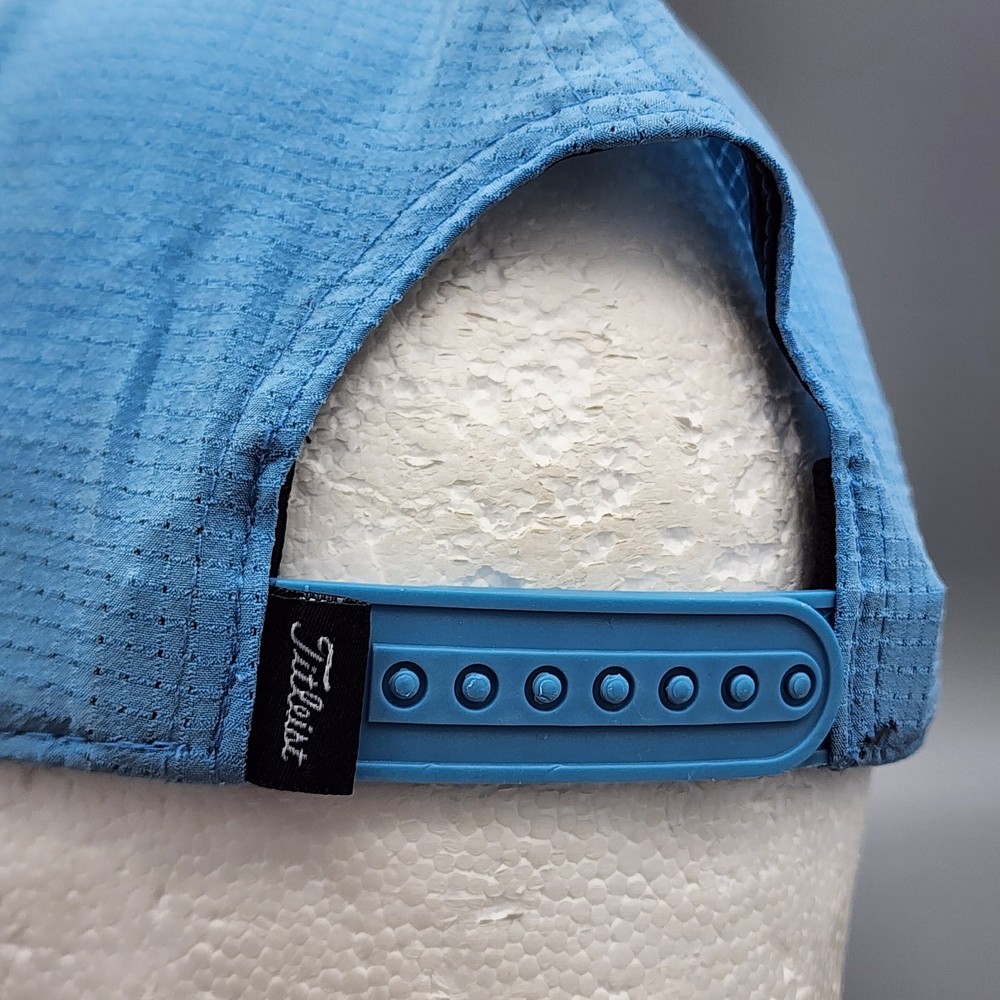 Titleist Golf Hat Blue Black Snapback Cap Patch Athletic Breathable Classic