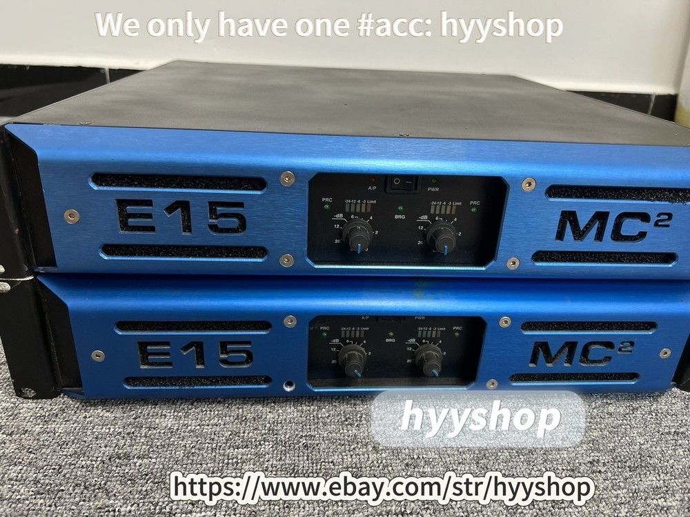 1PCS MC2 E15 amplifier, 8 ohms 475 watts /hyy