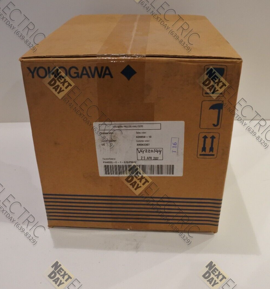 Yokogawa, PH402G-E-1-E/Q/PM/U, Ph Process Analyzer EXA PH402 Meter Display ORP