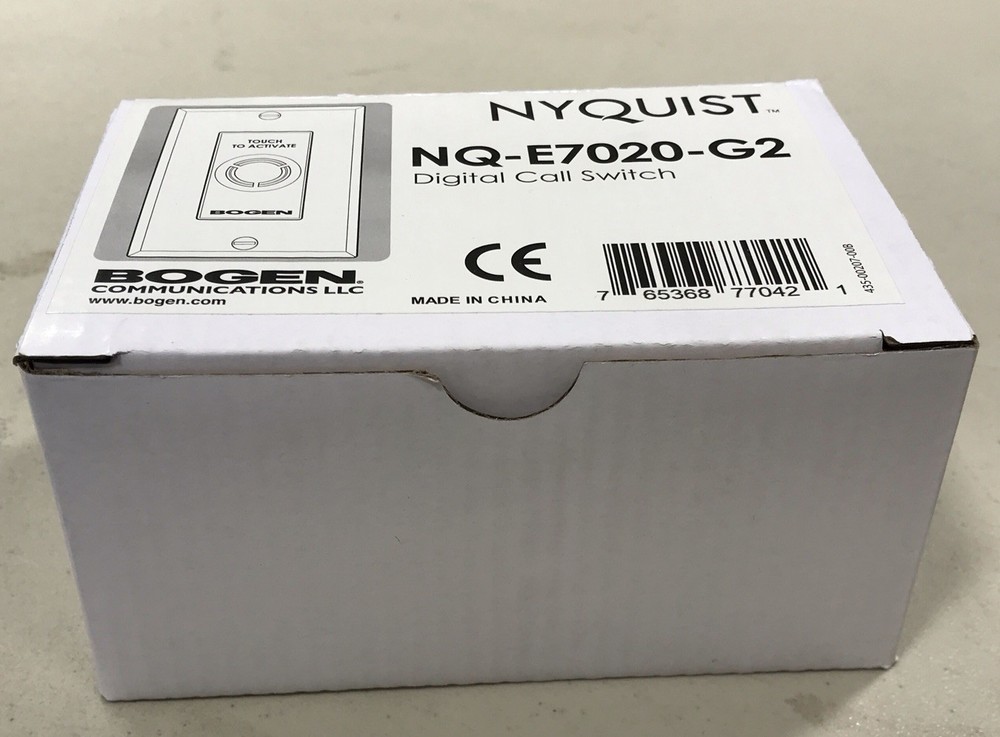 NEW Bogen Nyquist NQ-E7020-G2 Digital Call Switch