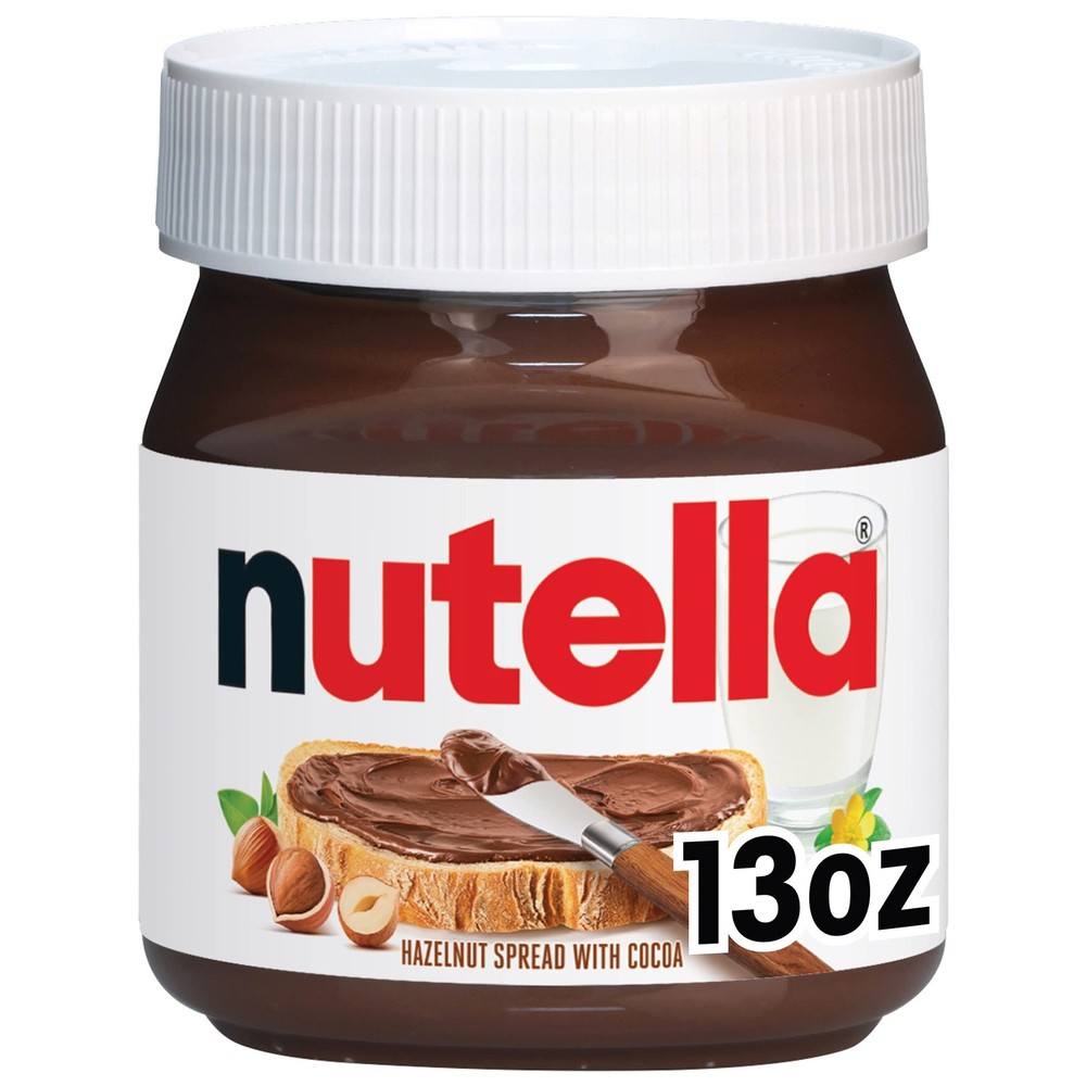 Nutella Hazelnut Spread with Cocoa, Creamy 1.4 Pound (Pack of 2), Brown