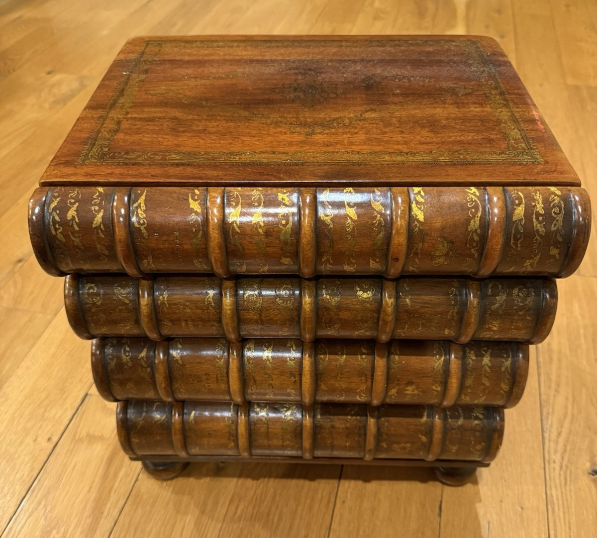 Theodore Alexander Faux Book Scholar’s Chest Model 1100-054 13.5” X 13 X 11.5”