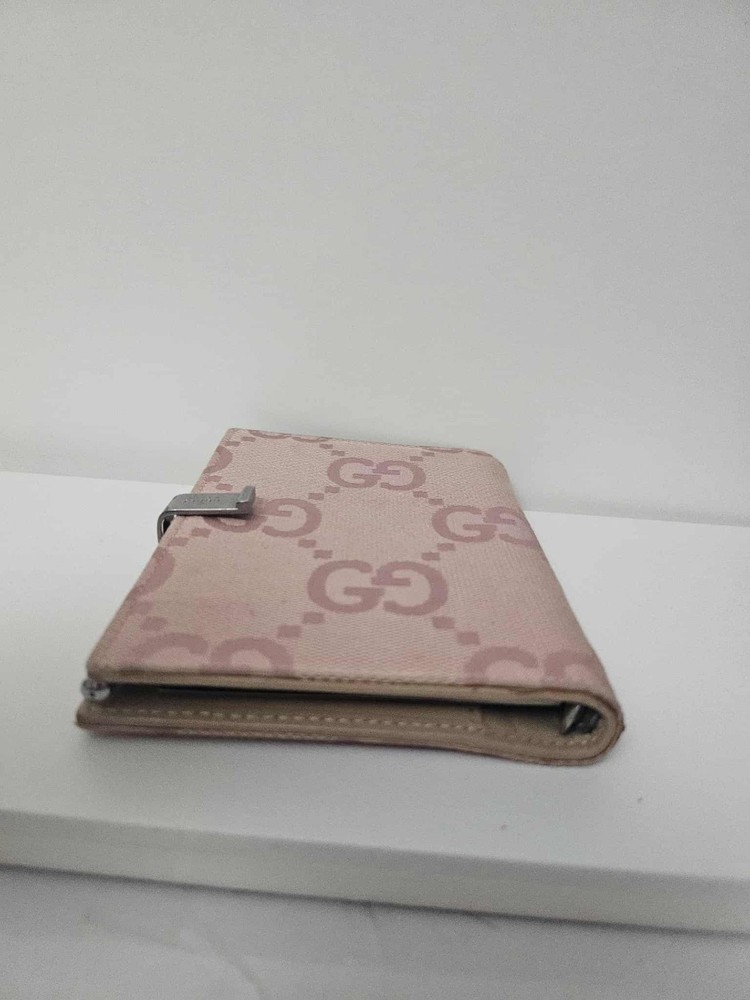 Authentic Gucci Blush GG Canvas Notebook