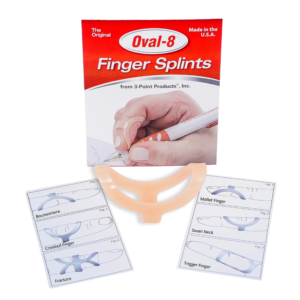 3-Point Products Oval-8 Finger Splint - Size 6