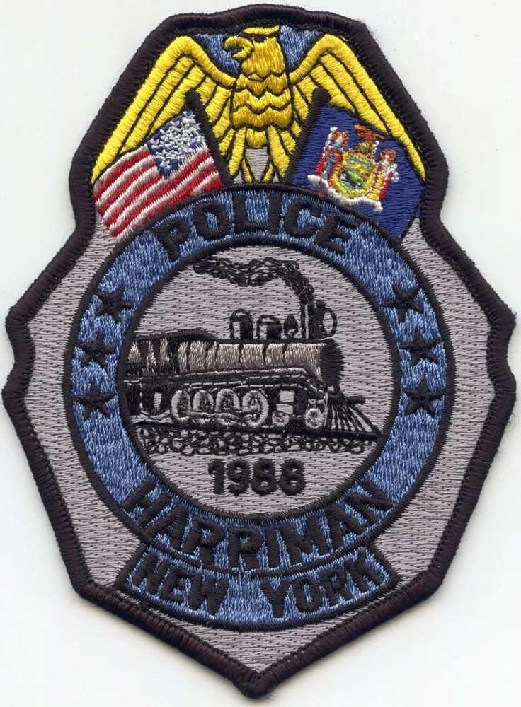 Harriman NY nice train obsolete patch shipped from Australia