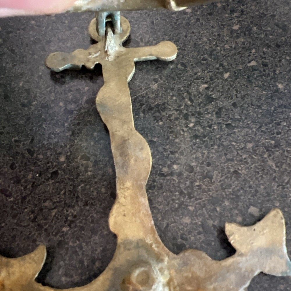 Vintage Brass Anchor Door Knocker