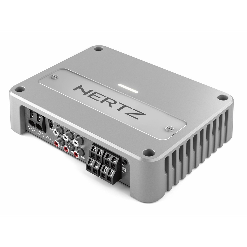 Hertz Venezia-Compact-V4C 4-Channel Compact Marine Amplifier & S8 Compact Dig...