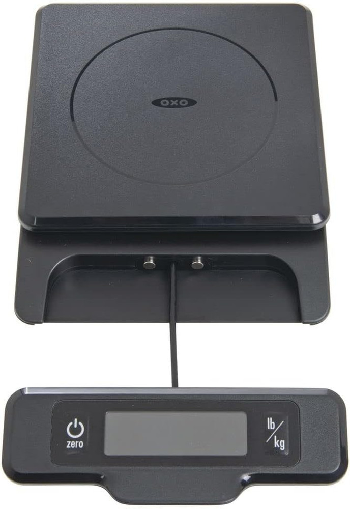 Good Grips 5-Lb Kitchen Scale with Pull-Out Display, Black