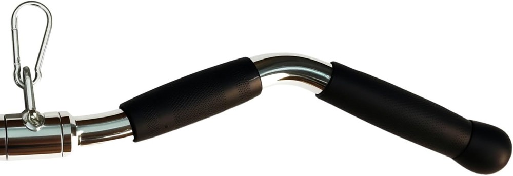 29" Lat Pull Down Bar For Cable Machines w/Rubber Grips