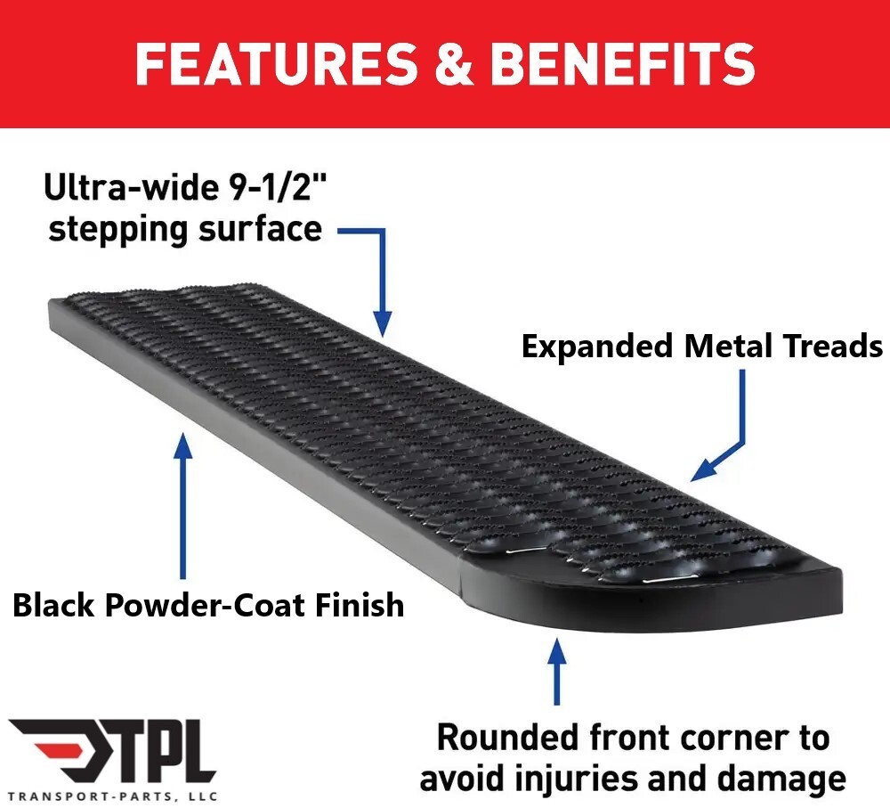 2014-Present Ram ProMaster PASSENGER Side XL Step Running Board Kit Amazon Fleet